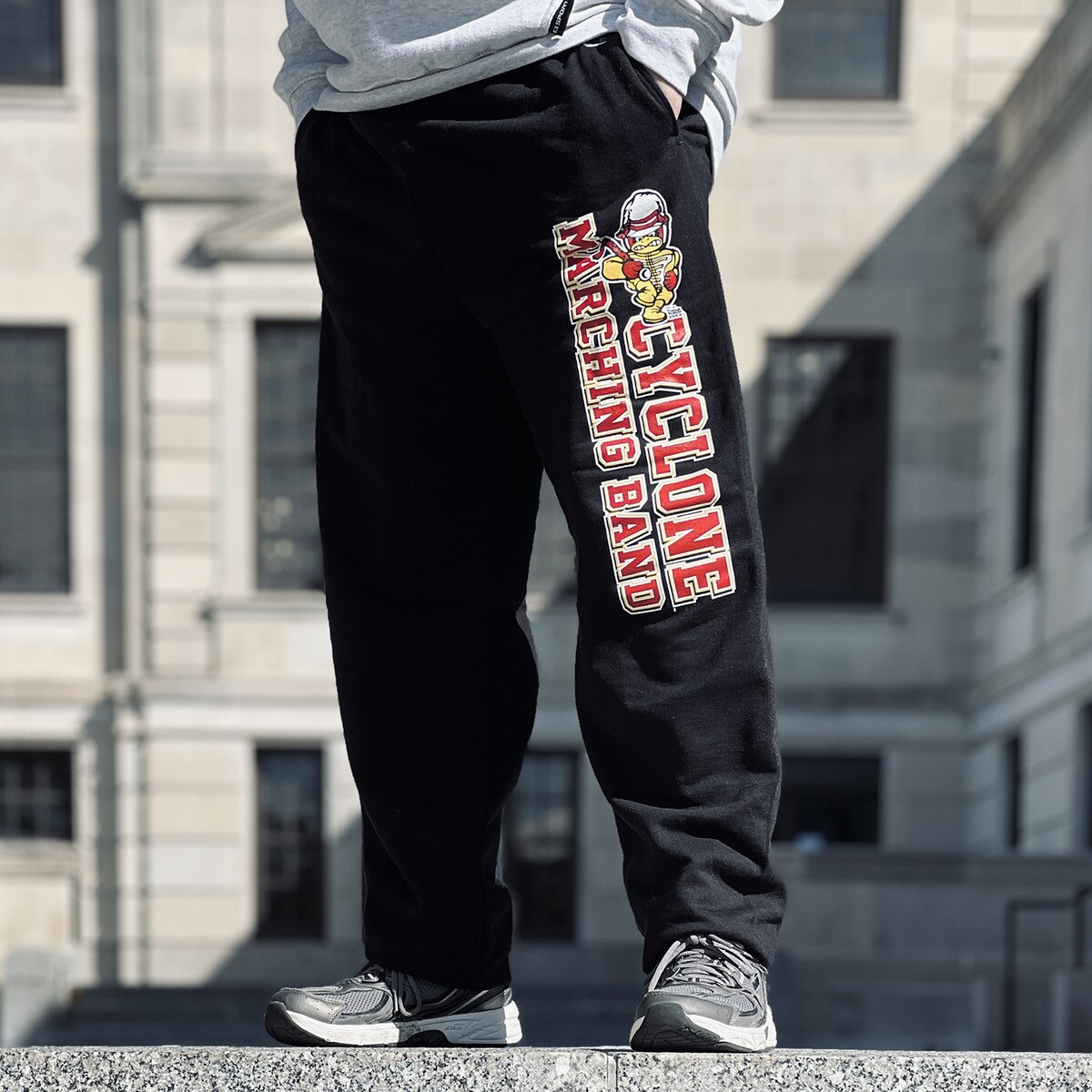 Champion® Cyclone Marching Band Cy Black Sweatpants